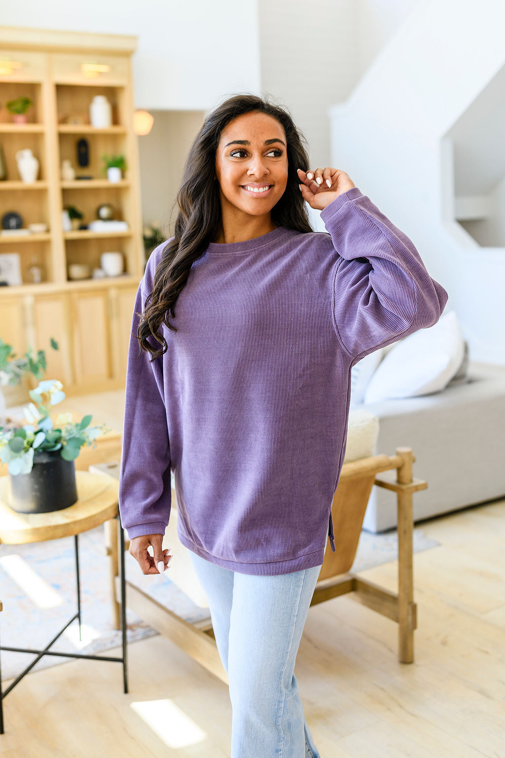 Sarah Corded Sweatshirt