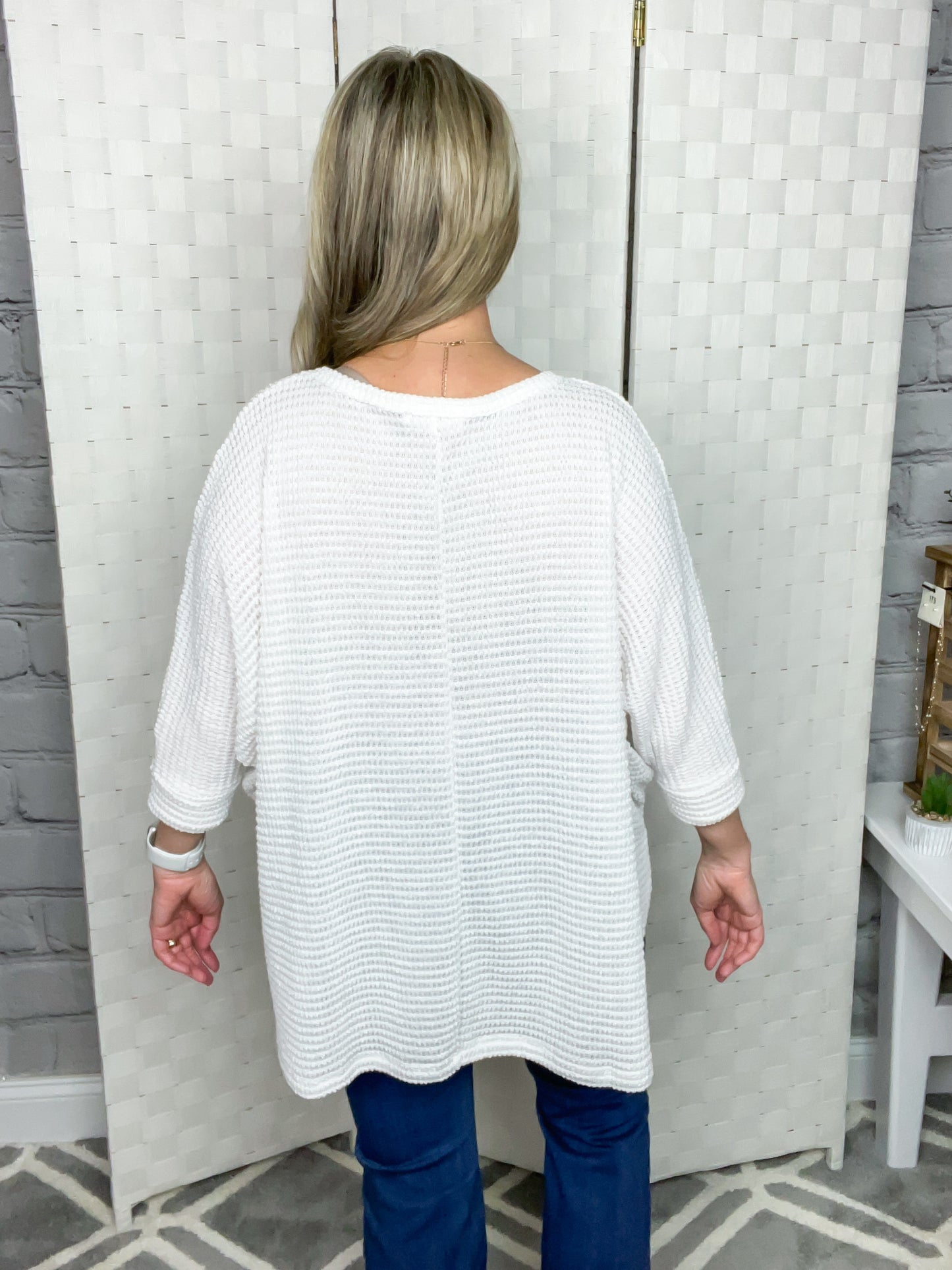 Riley Top in Ivory