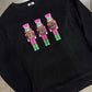 Sequin Nutcracker Corded Crew