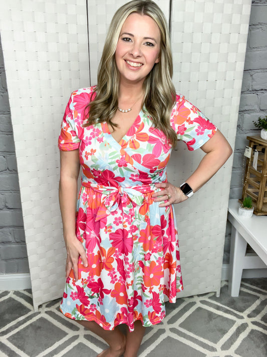 Caroline Wrap Dress