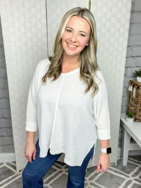 Riley Top in Ivory